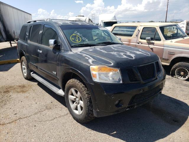 5N1AA08C18N601962 - 2008 NISSAN ARMADA SE BLACK photo 1