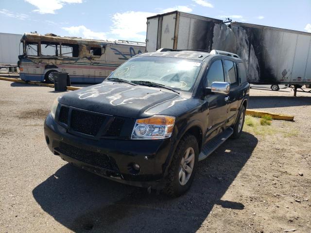 5N1AA08C18N601962 - 2008 NISSAN ARMADA SE BLACK photo 2