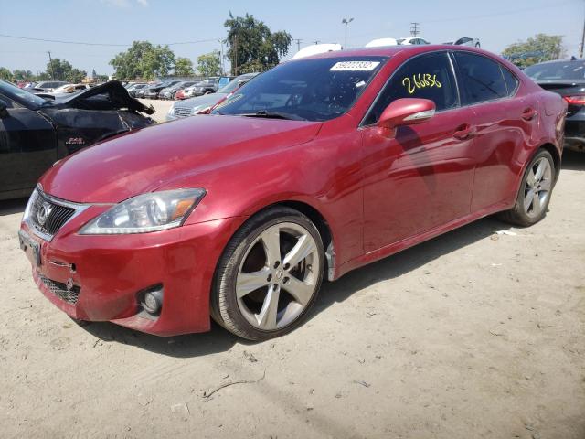 JTHBF5C28C5175278 - 2012 LEXUS IS 250 RED photo 2