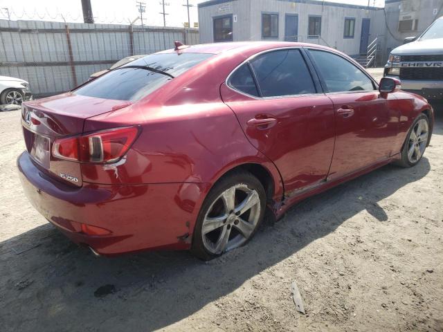 JTHBF5C28C5175278 - 2012 LEXUS IS 250 RED photo 4