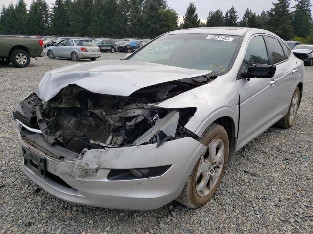 5J6TF2H55AL009567 - 2010 HONDA ACCORD CRO SILVER photo 2