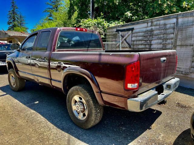 3D7KS28C95G786967 - 2005 DODGE RAM 2500 S MAROON photo 3