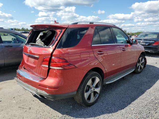 4JGDA5HB4GA774463 - 2016 MERCEDES-BENZ GLE 350 4M RED photo 4