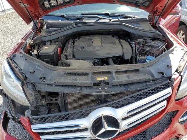 4JGDA5HB4GA774463 - 2016 MERCEDES-BENZ GLE 350 4M RED photo 7