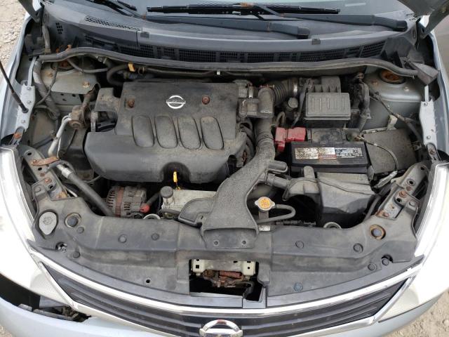 3N1BC1CP8AL447956 - 2010 NISSAN VERSA S GRAY photo 7