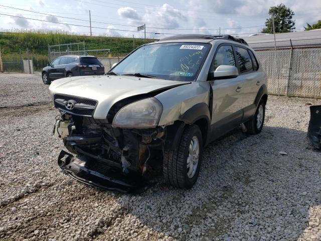 KM8JN12D57U669987 - 2007 HYUNDAI TUCSON SE GREEN photo 2