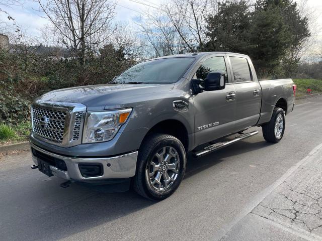 1N6AA1F48JN525035 - 2018 NISSAN TITAN XD S GRAY photo 2