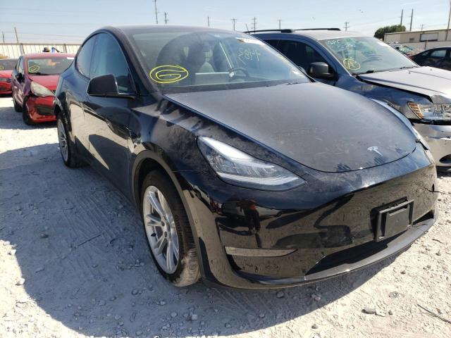 5YJYGAEE5MF284631 - 2021 TESLA MODEL Y أسود صورة 1