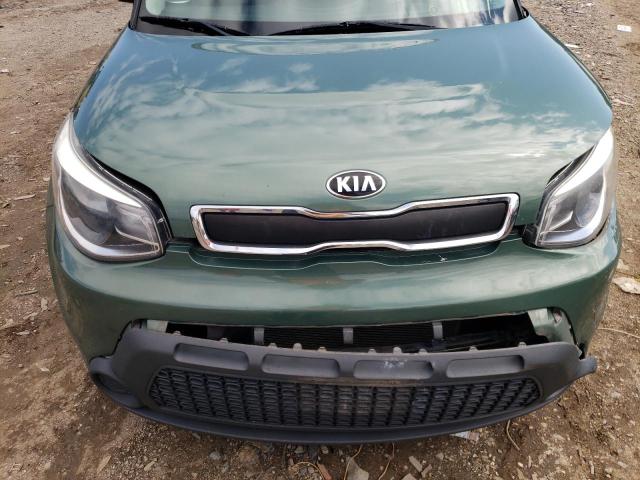 KNDJN2A25E7015710 - 2014 KIA SOUL GREEN photo 7