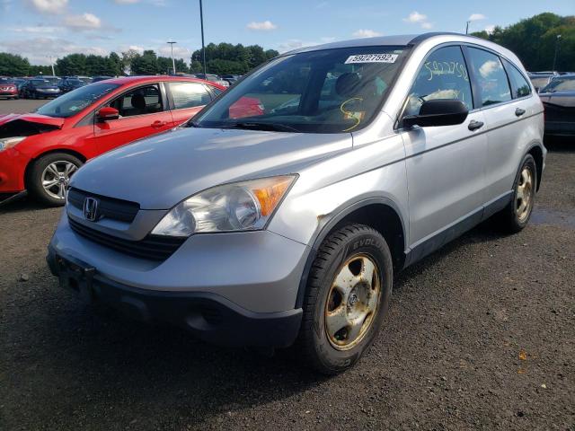 JHLRE48369C016426 - 2009 HONDA CR-V LX SILVER photo 2