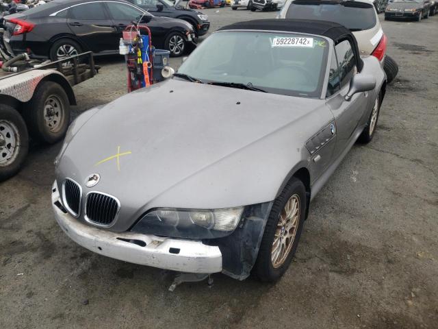 WBACN33401LK48437 - 2001 BMW Z3 2.5 GRAY photo 2