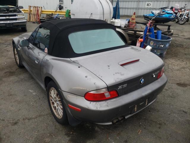 WBACN33401LK48437 - 2001 BMW Z3 2.5 GRAY photo 3