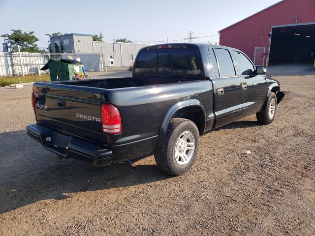 1D7HL38X83S339679 - 2003 DODGE DAKOTA QUA BLACK photo 4