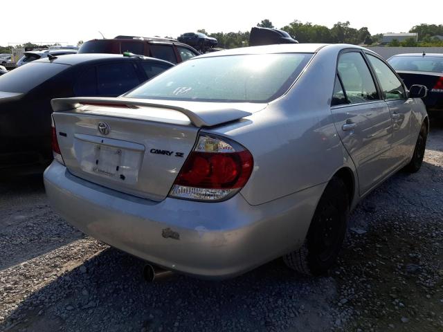 4T1BE32K35U612912 - 2005 TOYOTA CAMRY LE SILVER photo 4