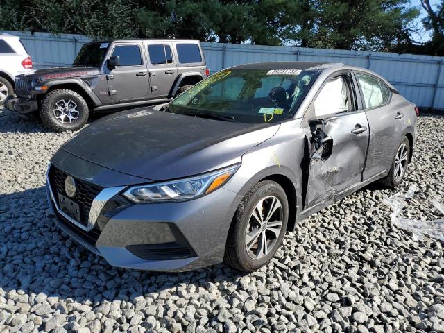 3N1AB8CV2LY232911 - 2020 NISSAN SENTRA SV GRAY photo 2