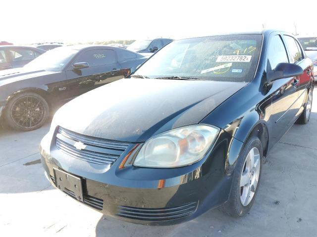 1G1AD5F50A7173222 - 2010 CHEVROLET COBALT 1LT BLACK photo 2