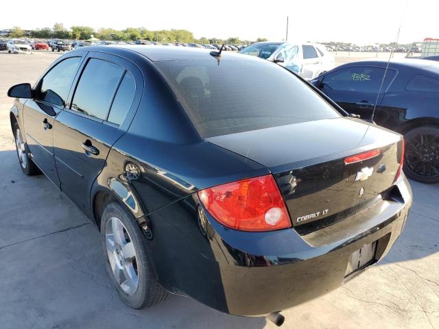 1G1AD5F50A7173222 - 2010 CHEVROLET COBALT 1LT BLACK photo 3