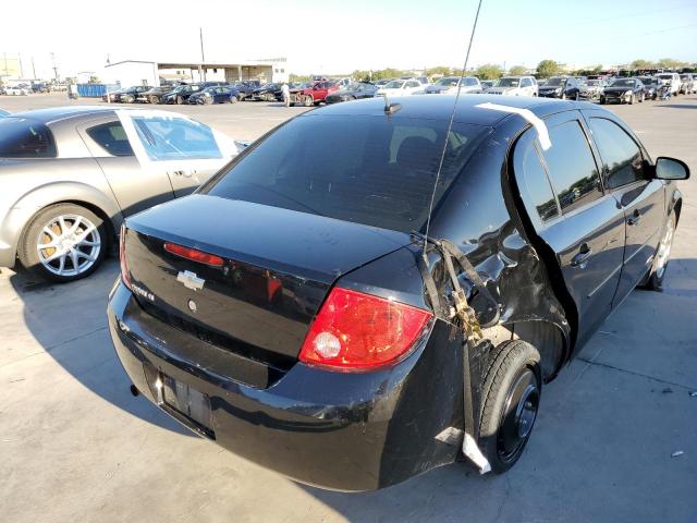 1G1AD5F50A7173222 - 2010 CHEVROLET COBALT 1LT BLACK photo 4