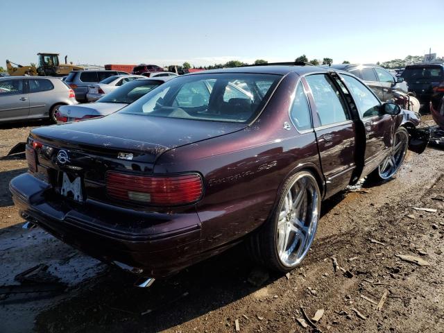 1G1BL52P9TR163360 - 1996 CHEVROLET CAPRICE / BURGUNDY photo 4