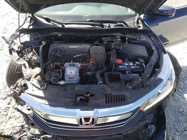 1HGCR2F92GA040980 - 2016 HONDA ACCORD EXL BLUE photo 7