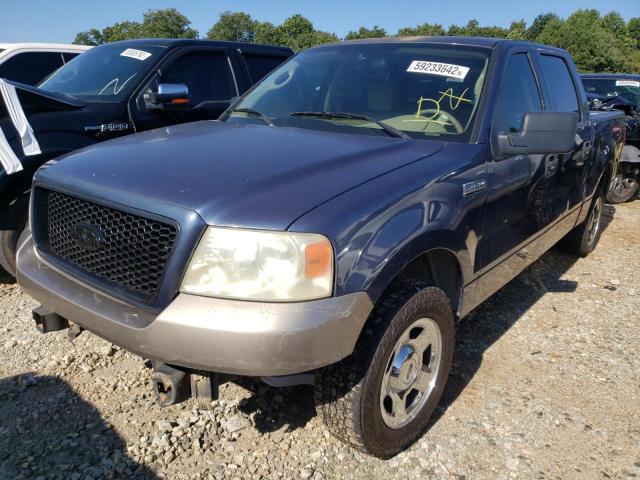 1FTRW12W44KD37374 - 2004 FORD F150 SUPER BLUE photo 2