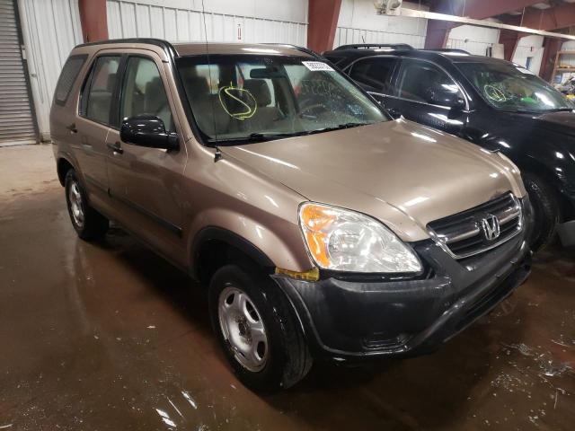 JHLRD78454C017038 - 2004 HONDA CR-V LX BROWN photo 1