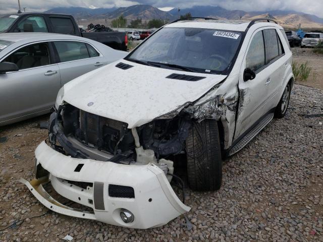 4JGBB77E77A200211 - 2007 MERCEDES-BENZ ML 63 AMG WHITE photo 2