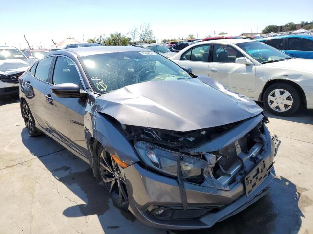 19XFC2F88KE039486 - 2019 HONDA CIVIC SPOR GRAY photo 1