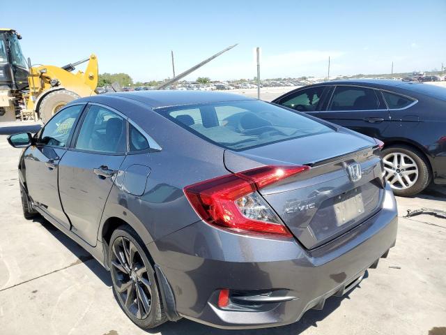 19XFC2F88KE039486 - 2019 HONDA CIVIC SPOR GRAY photo 3