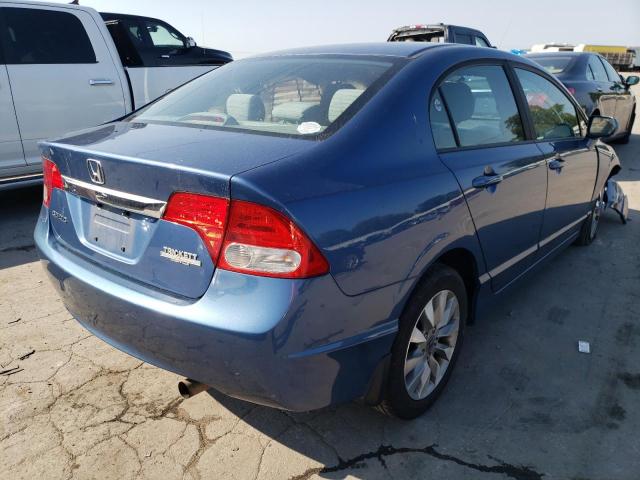 19XFA1F82AE069100 - 2010 HONDA CIVIC EX BLUE photo 4