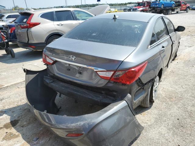 5NPEB4AC4BH175096 - 2011 HYUNDAI SONATA GLS GRAY photo 4