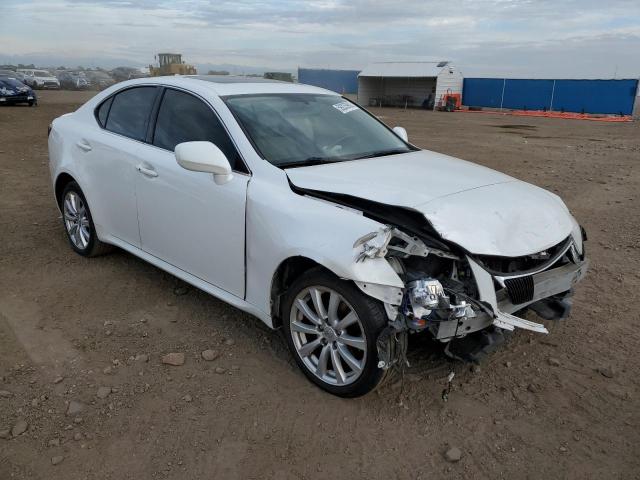 JTHCK262185023599 - 2008 LEXUS IS 250 WHITE photo 1