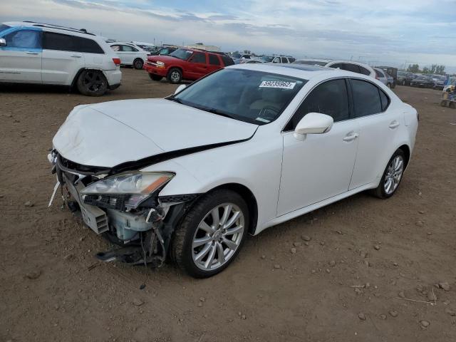 JTHCK262185023599 - 2008 LEXUS IS 250 WHITE photo 2