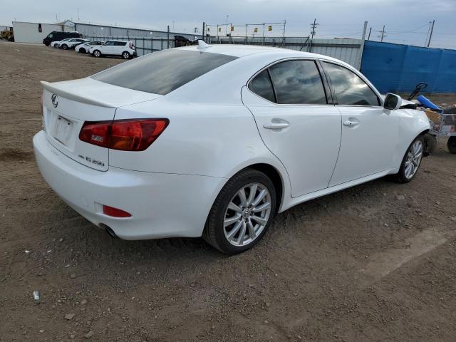 JTHCK262185023599 - 2008 LEXUS IS 250 WHITE photo 4