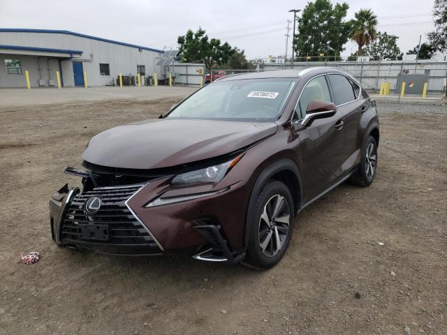 JTJBARBZ1J2173616 - 2018 LEXUS NX 300 BAS BROWN photo 2