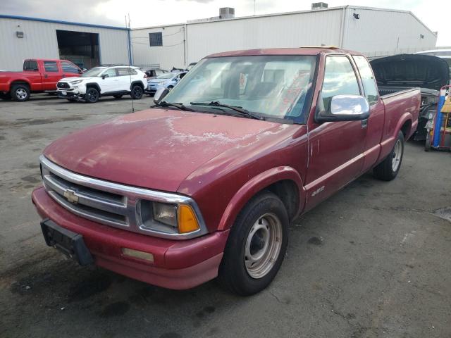 1GCCS19XXT8161104 - 1996 CHEVROLET S TRUCK S1 RED photo 2