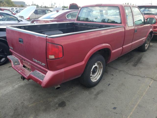 1GCCS19XXT8161104 - 1996 CHEVROLET S TRUCK S1 RED photo 4