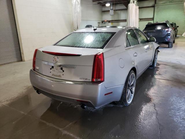 1G6DP57V380109563 - 2008 CADILLAC CTS HI FEA SILVER photo 4