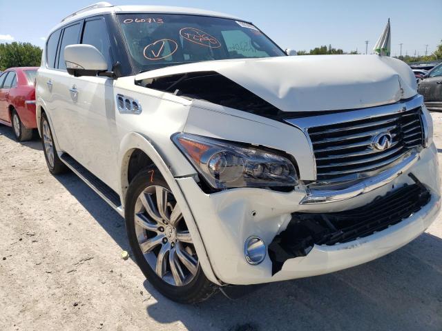 JN8AZ2NE5D9060713 - 2013 INFINITI QX56 WHITE photo 1