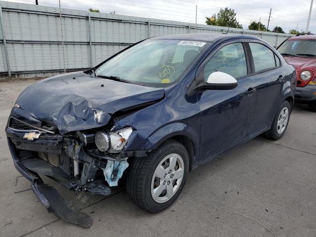 1G1JA5SH7F4200661 - 2015 CHEVROLET SONIC LS BLUE photo 2