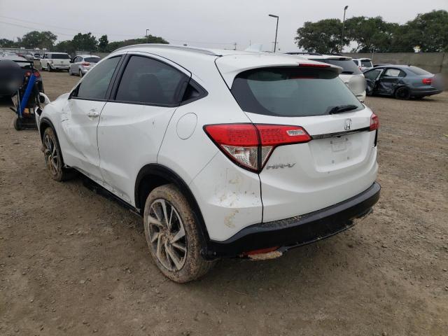 3CZRU5H13KM721607 - 2019 HONDA HR-V SPORT WHITE photo 3