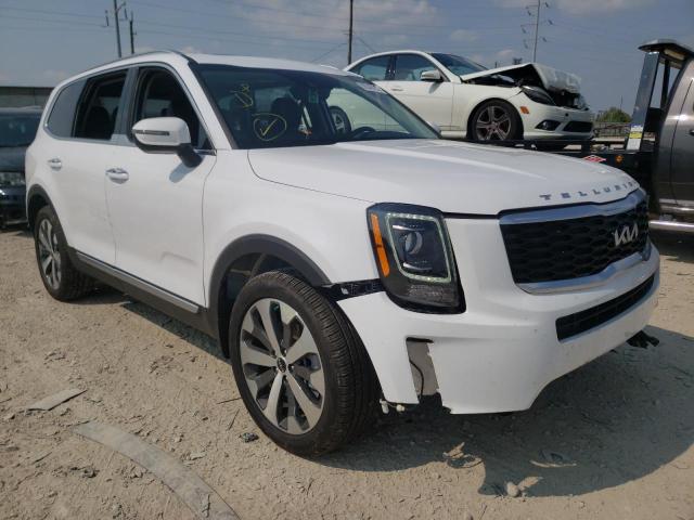 5XYP6DHC8NG270162 - 2022 KIA TELLURIDE WHITE photo 1