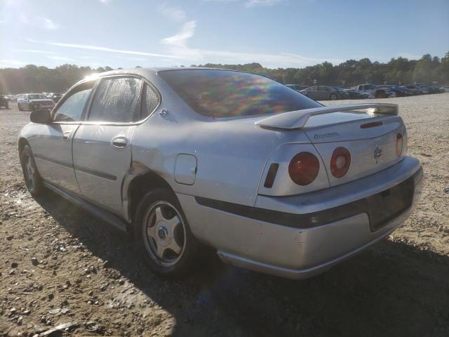 2G1WF52E449250165 - 2004 CHEVROLET IMPALA SILVER photo 3