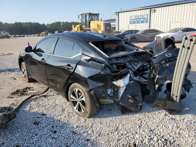 3N1AB8CV9MY310554 - 2021 NISSAN SENTRA SV BLACK photo 3