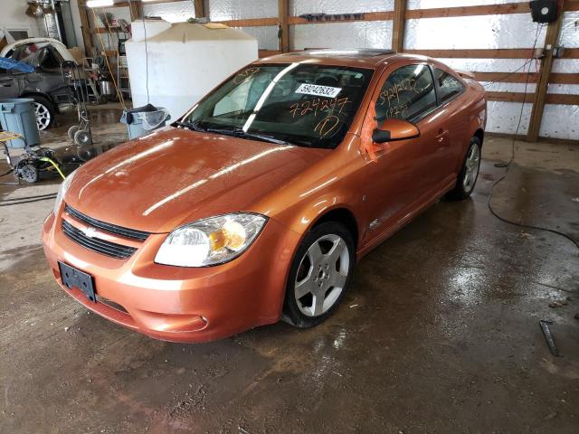 1G1AM18B767724247 - 2006 CHEVROLET COBALT SS ORANGE photo 2