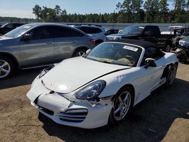 WP0CA2A8XDS114818 - 2013 PORSCHE BOXSTER WHITE photo 2