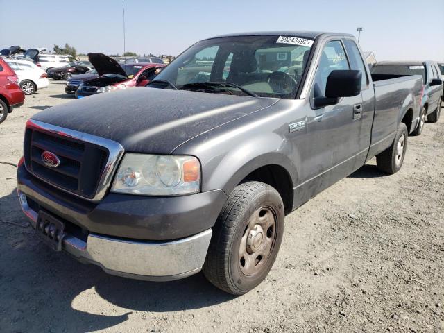 1FTVF12524NB94574 - 2004 FORD F150 GRAY photo 2
