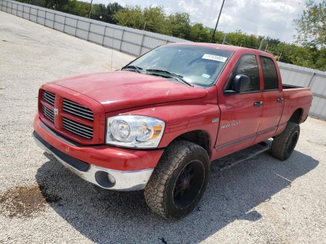 1D7HU18207S101501 - 2007 DODGE RAM 1500 S RED photo 2