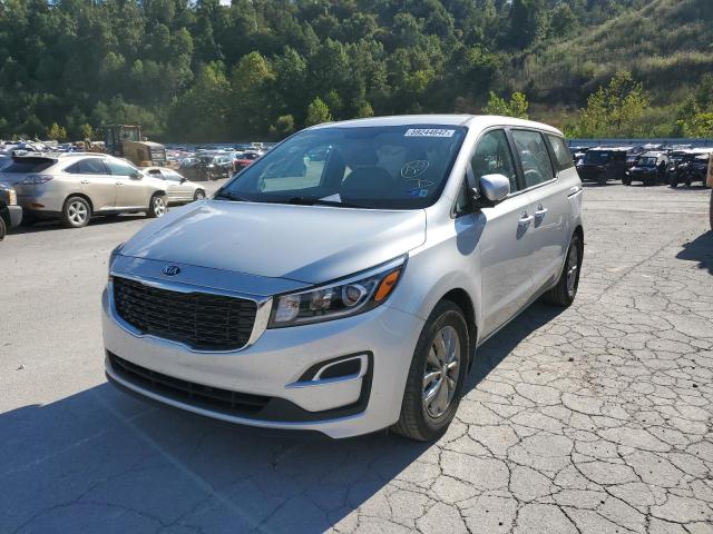 KNDMA5C17L6614495 - 2020 KIA SEDONA L SILVER photo 2