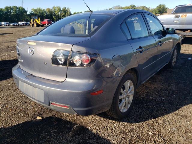 JM1BK32F871744312 - 2007 MAZDA 3 I GRAY photo 4